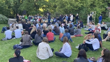 Lesung im Botanischen Garten